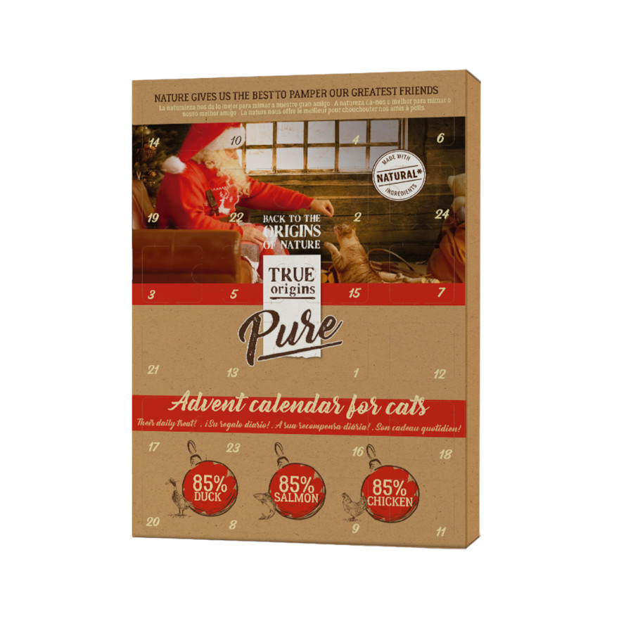 True Origins Pure Calendario de Adviento para gatos